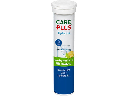 Care Plus Carbohydrate Electrolyte Effervescent Tablets Lime and Lemon