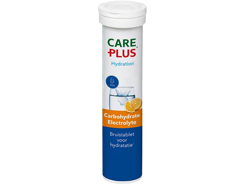 Care Plus Carbohydrate Electrolyte Effervescent Tablets Orange