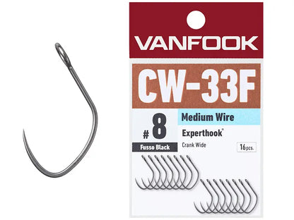Carlige Vanfook CW-33F Experthook Crank Wide Hooks #7 - 16pcs