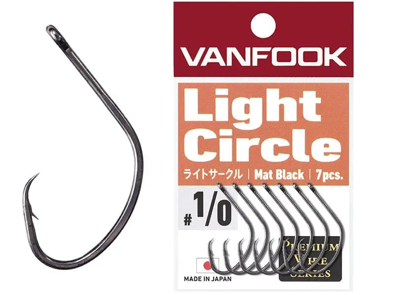 Carlige Vanfook Light Circle Premium Wire Series Hooks #1 - 8pcs