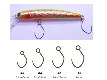 Carlige Vanfook ME-31BL Minnow Expert Hook Barbless #8