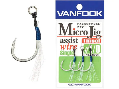Carlige Vanfook MJW-06 Micro Jig Assist Wire Hooks #1/0