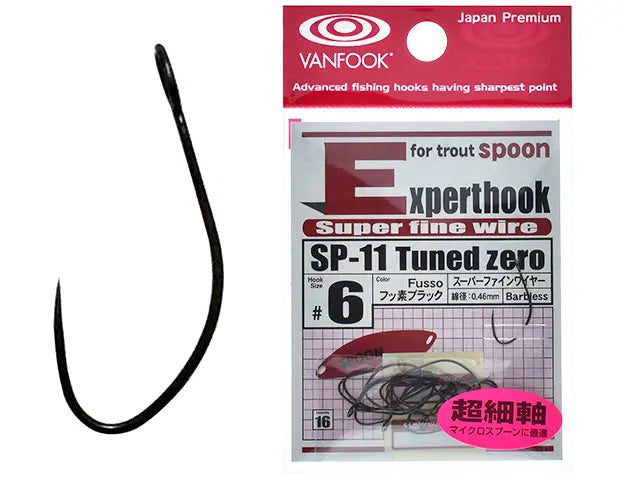 Carlige Vanfook SP-11 Tuned Zero Barbless #10