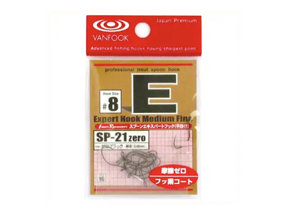 Carlige Vanfook SP-21BL Expert Barbless Hooks #6