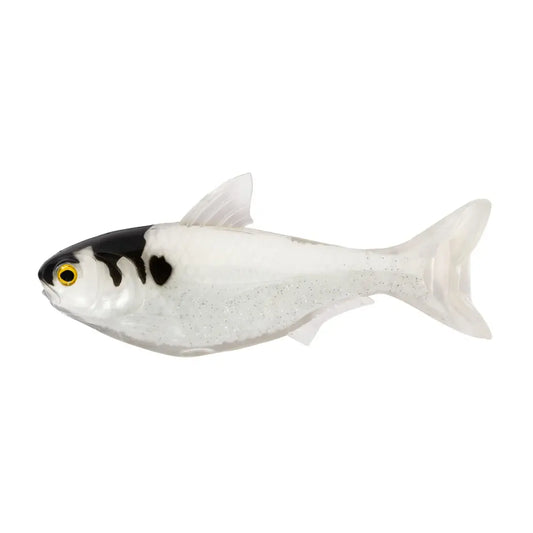 Naluca Soft Live Target Shad Unrigged 11,5cm/11,5g White/Albino 3buc/Pl