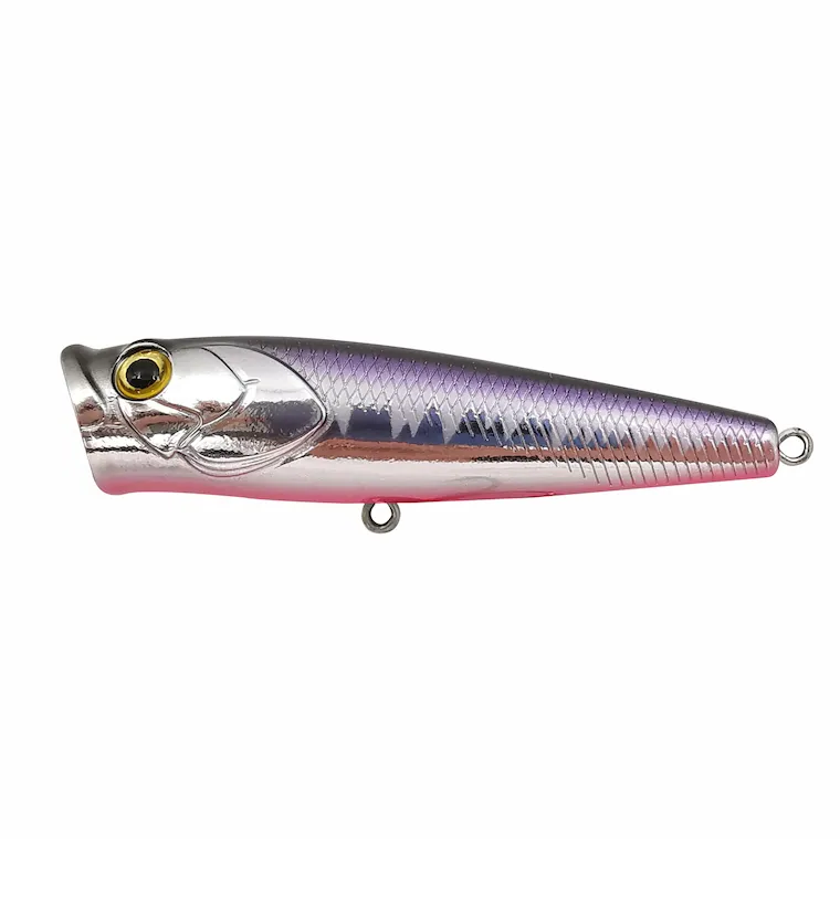 Vobler Mustad Burpy 6,5cm/6,3g Popper Chrome