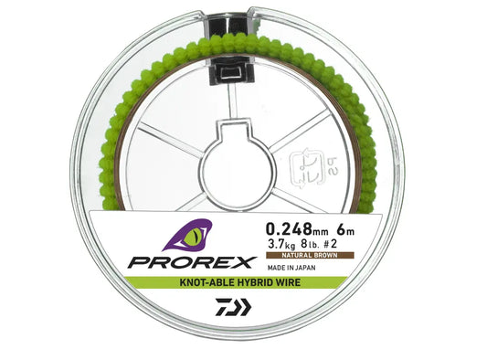 Fir Textil Daiwa Prorex Hybrid Knotable Wire 300mm/5,4kg/6m Maro