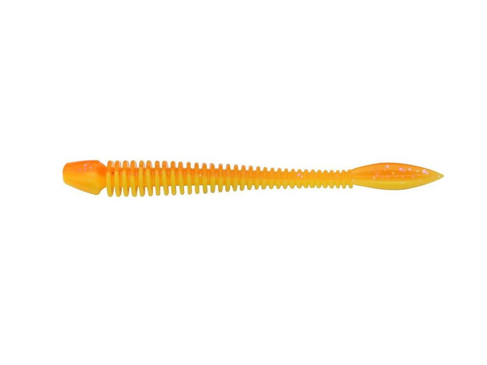 Naluca soft berkley powerbait power flail fluo orange sunshine 7cm 10buc/pl