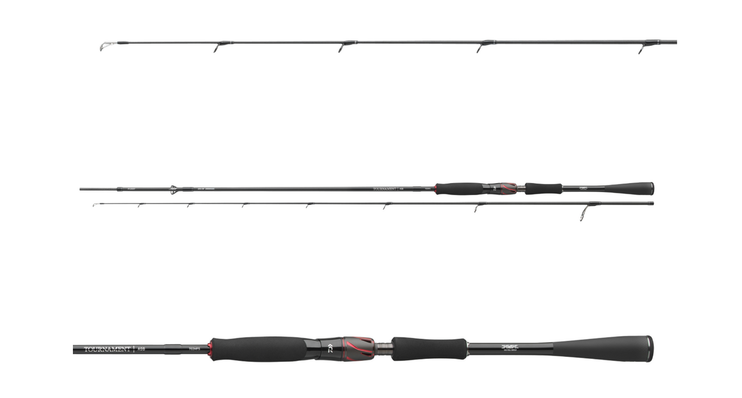 Lanseta Spinning Daiwa 2buc.tournament Ags Jigger Extra Fast 2,10m/7-28g