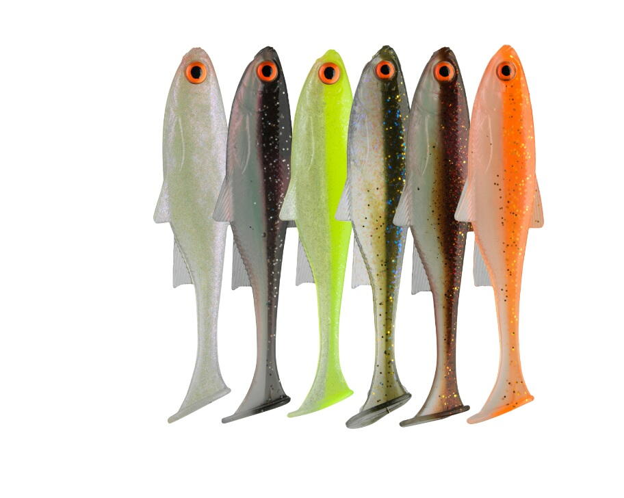 Naluca soft daiwa shad px live roach 6,5cm/2g color mix 6buc/pl