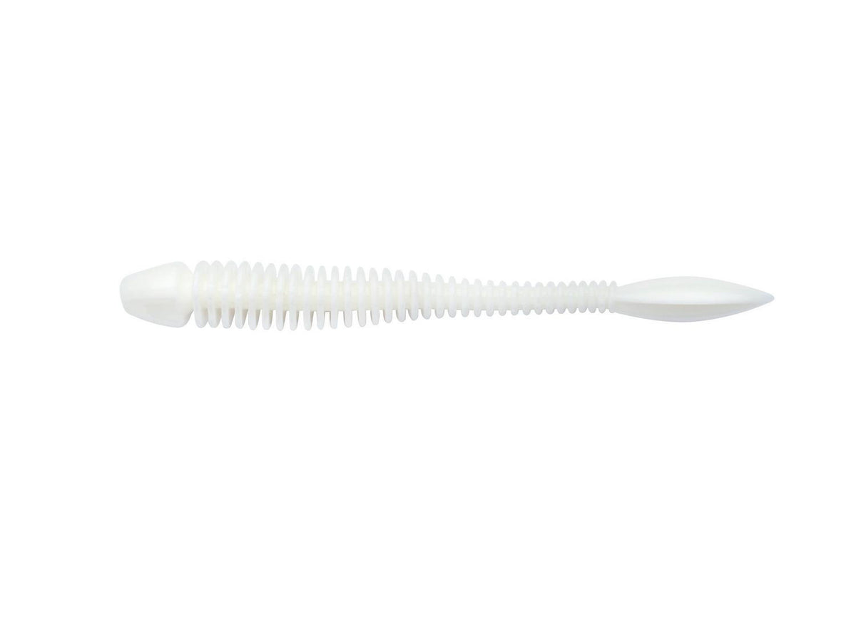 Naluca soft berkley powerbait power flail milky white 7cm 10buc/pl