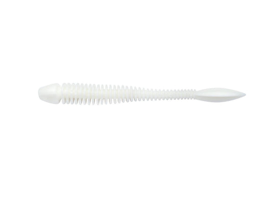 Naluca soft berkley powerbait power flail milky white 7cm 10buc/pl