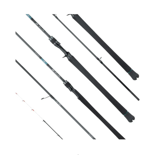 Lanseta Spinning Daiwa 2buc.25 Emeraldas Tataki 7112mss-ai 2,4m/50-200g