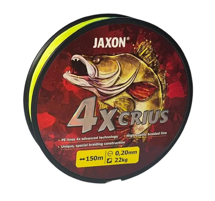 Fir Textil Jaxon Crius Pe 4x Fluo 150m 0.20mm 22kg