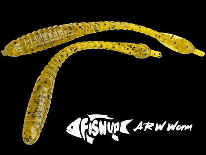 FishUp ARW Worm 5.5cm #019 Motor Oil Red 5.5cm #019 Motor Oil Red