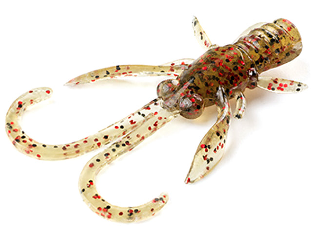 FishUp Baffi Fly 3.8cm #045 Green Pumpkin Red and Black