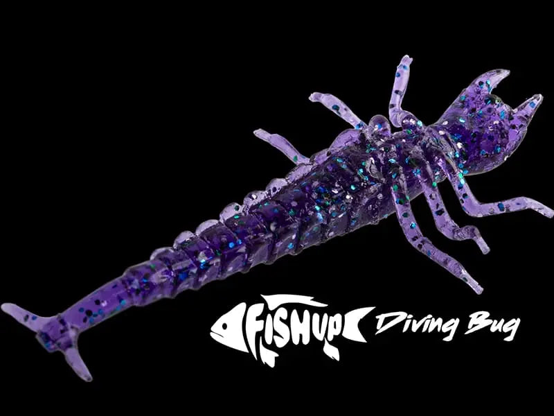 FishUp Diving Bug 5cm #019 Motor Oil Red 5cm #019 Motor Oil Red