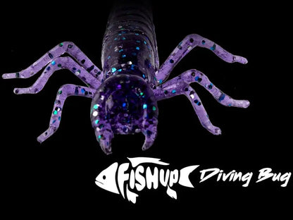 FishUp Diving Bug 5cm #019 Motor Oil Red 5cm #019 Motor Oil Red