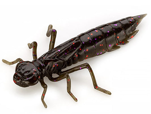 FishUp Dragonfly 4.3cm #050 Green Pumpkin Brown Red and Purple