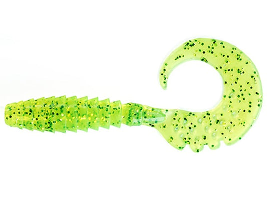 FishUp Fancy Grub 5cm #026 Flo Chartreuse Green