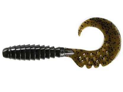 FishUp Fancy Grub 5cm #043 Watermelon Brown Black 5cm #043 Watermelon Brown Black