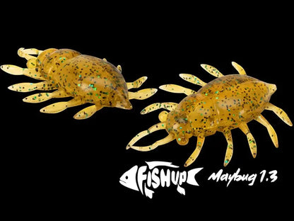 FishUp Maybug 2.5cm #036 Caramel Green and Black 2.5cm #036