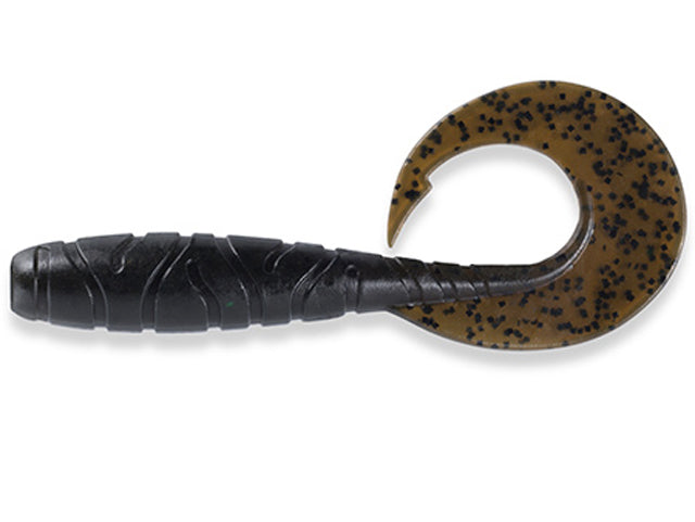 FishUp Mighty Grub 8.9cm #043 Watermelon Brown Black