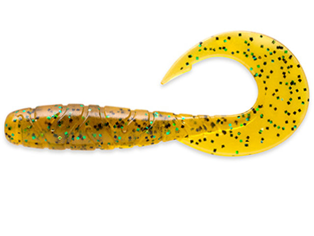 FishUp Mighty Grub 11.4cm #036 Caramel Green Black