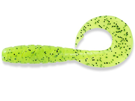 FishUp Mighty Grub 11.4cm #055 Chartreuse Black
