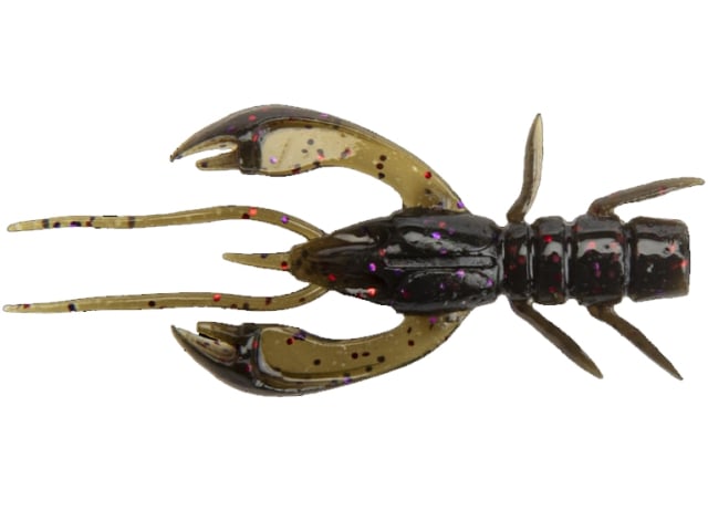 FishUp Real Craw 3.8cm #050 Green Pumpkin Brown Red and Purple