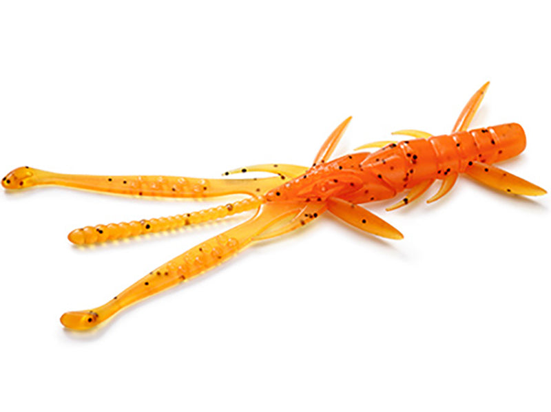 FishUp Shrimp 7.6cm #049 Orange Pumpkin Black
