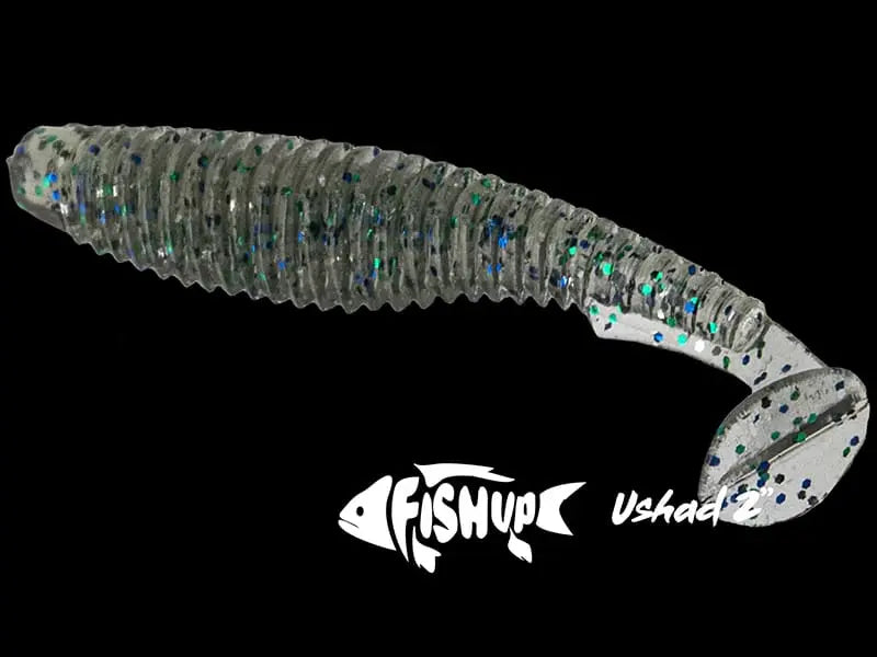 FishUp U-Shad 10.1cm #019 Motor Oil Red 10.1cm #019 Motor Oil Red