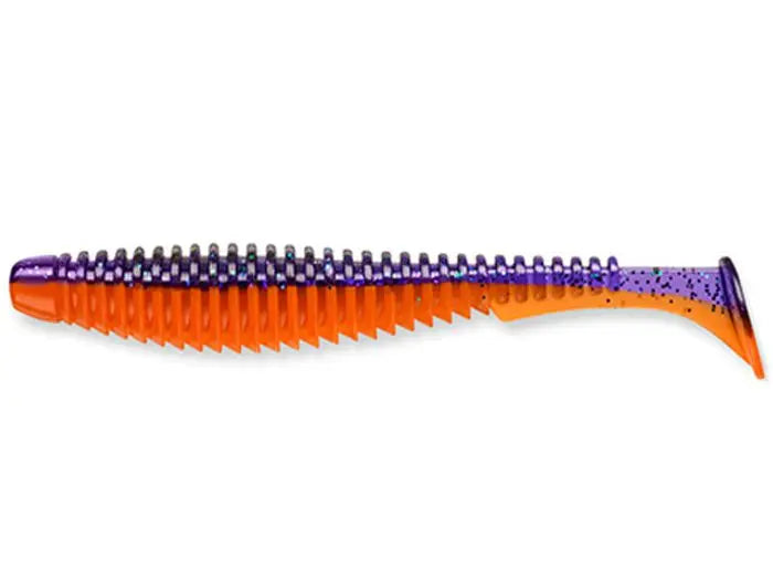 FishUp U-Shad 10.1cm #207 Dark Violet Orange 10.1cm #207 Dark Violet Orange
