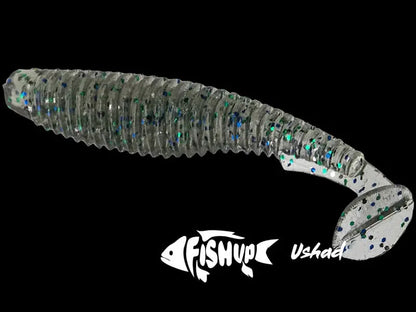 FishUp U-Shad 10.1cm #221 Violet Lime 10.1cm Violet Lime