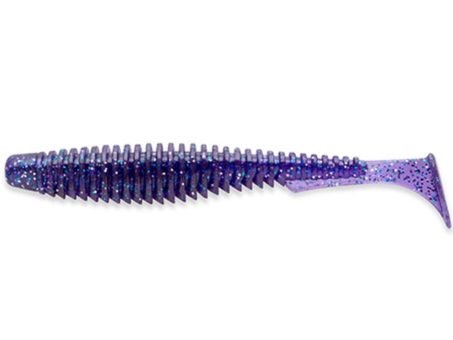 FishUp U-Shad 5cm #060 Dark Violet Peacock & Silver