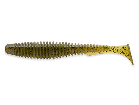FishUp U-Shad 6.3cm #074 Green Pumpkin Seed