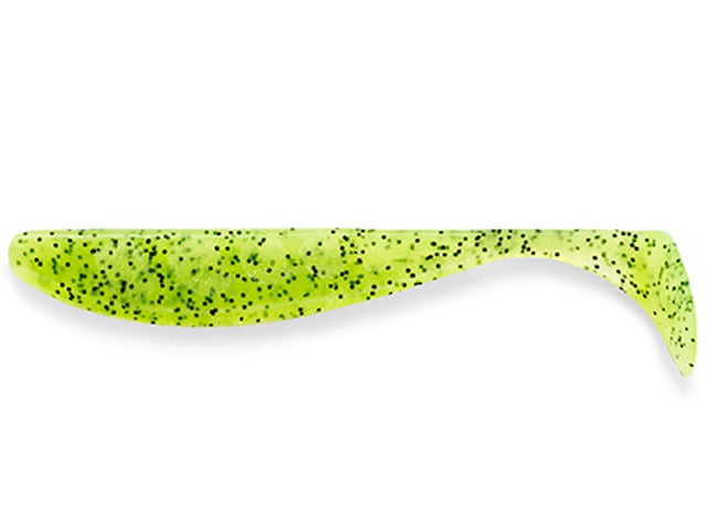 FishUp Wizzle Shad 5cm #055 Chartreuse Black