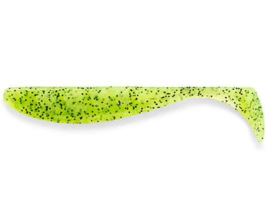 Naluca Soft Fishup Wizzle Shad 5cm #055 Chartreuse Black 5cm #055 Chartreuse Black
