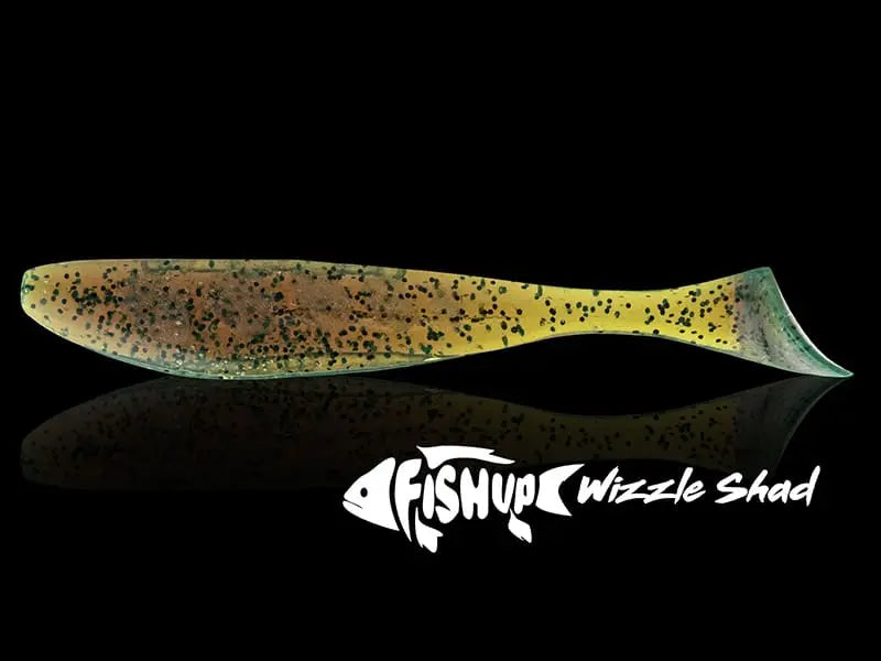 FishUp Wizzle Shad 5cm #204 Green Pumpkin Chart 5cm #204 Green Pumpkin Chart