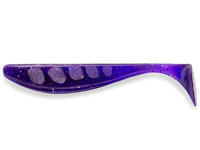 FishUp Wizzle Shad 7.6cm #060 Dark Violet Peacock & Silver