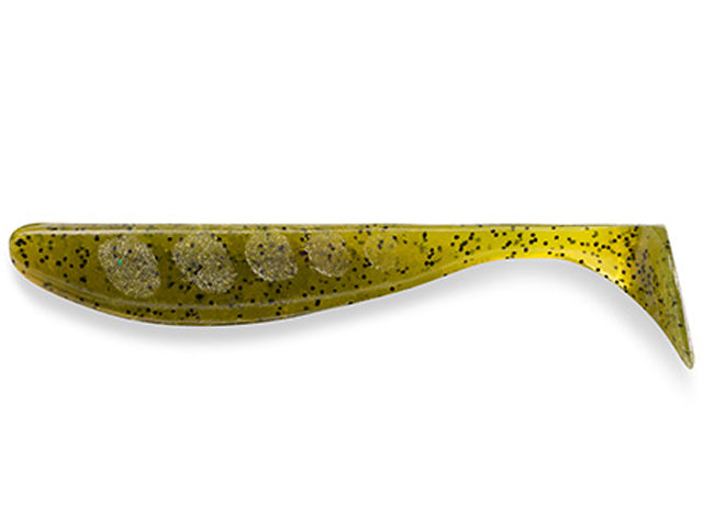 FishUp Wizzle Shad 7.6cm #074 Green Pumpkin Seed