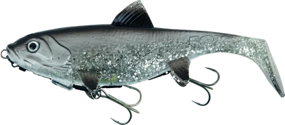 Fox Rage Replicant 18cm 7in Shallow 65g UV Silver Bait Fish 78g.