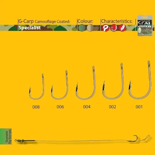 Gamakatsu Carlige A1 G-Carp Stand. Special 10buc/Pl, Nr.2