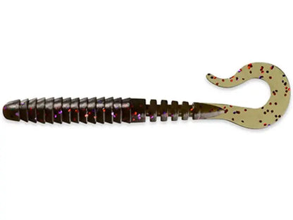 Grub FishUp Vipo 5.2cm #050 Green Pumpkin Brown Red &amp; Purple 5.2cm #050 Green Pumpkin Brown Red &amp; Purple