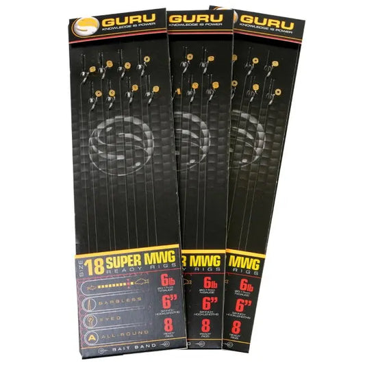 Carlige Guru Mont.banded Ready Rigs Nr.16/017mm/15cm 8buc/Pl