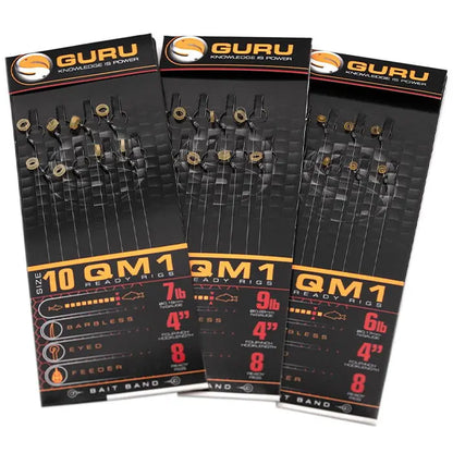 Carlige Guru Mont. Carlig Qm1 Bait Bands Nr.16 017mm 8buc/Pl