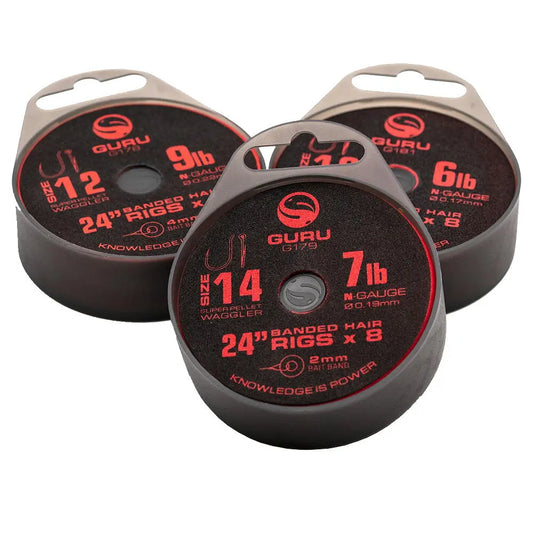 Carlige Guru Mont. S.pellet Waggler Bait Band Nr.16 017mm/61cm 8buc/Pl