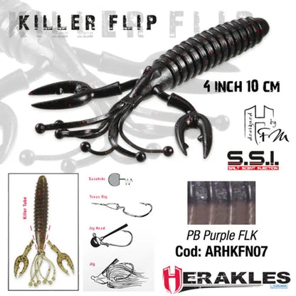 Herakles Killer Flip 4 10cm Pb Purple Flk