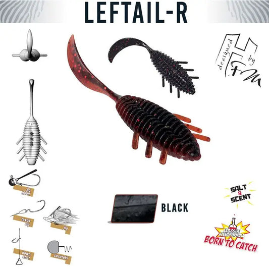 Herakles Leftail-r 1.8 4.5cm Black