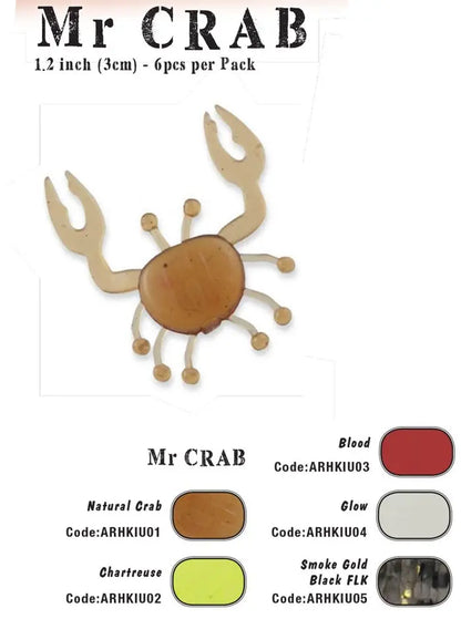 Herakles Mr Crab 1.2 3cm Chartreuse
